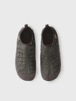 Toni Pons NIL-UM - Men's slippers in felt and padded fabric GREEN New