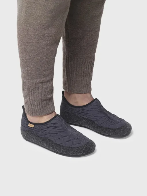 Toni Pons NIL-UM - Men's slippers in felt and padded fabric GRAY Fashion
