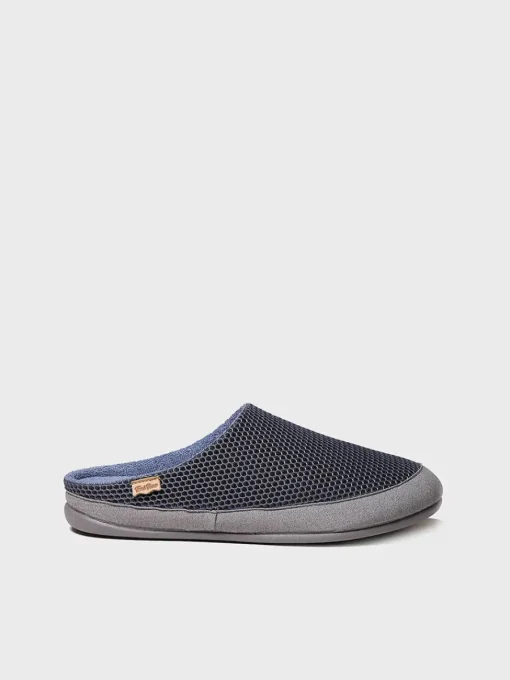 Toni Pons NIUE-GC - Men's clog slippers in mesh fabric GRAY Outlet