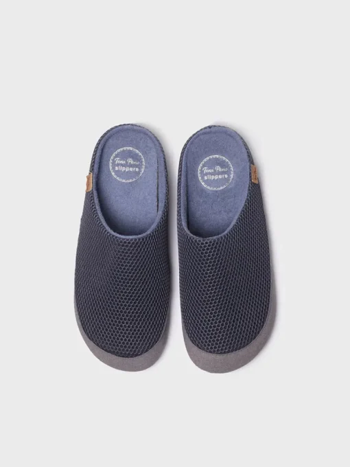 Toni Pons NIUE-GC - Men's clog slippers in mesh fabric GRAY Outlet