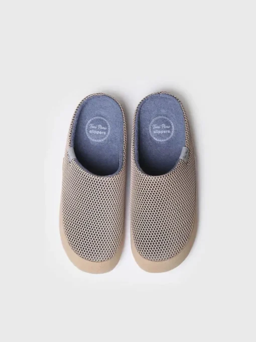 Toni Pons NIUE-GC - Men's slippers in Tabaco colour - NIUE-GC BROWN New