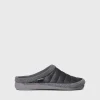 Toni Pons NIX-TK - Clog-style slipper in padded fabric and felt BLACK Clearance
