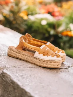Toni Pons RIO-CU - Flat espadrilles with crossed straps OCHRE Fashion
