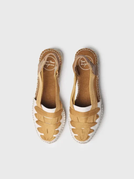 Toni Pons RIO-CU - Flat espadrilles with crossed straps OCHRE Fashion