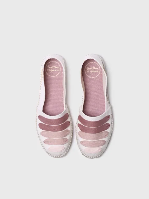 Toni Pons ROSE-CM - Women's flat espadrilles with straps PINK Discount