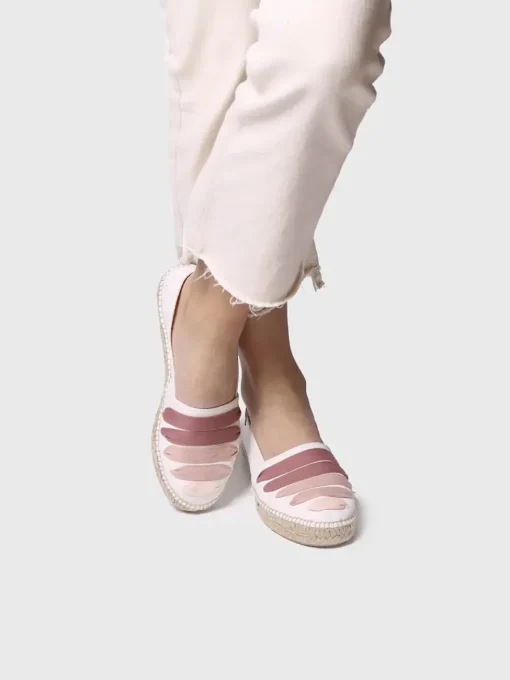 Toni Pons ROSE-CM - Women's flat espadrilles with straps PINK Discount