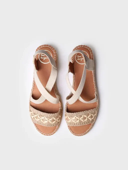 Toni Pons SUSA-BN - Women's jute wedge sandal NATURAL Best