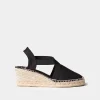 Toni Pons TER - Medium wedge vegan espadrilles BLACK Discount