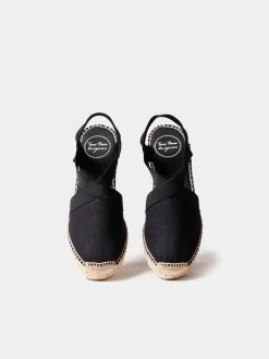 Toni Pons TER - Medium wedge vegan espadrilles BLACK Discount