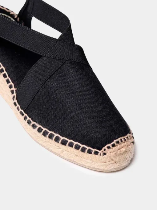 Toni Pons TER - Medium wedge vegan espadrilles BLACK Discount