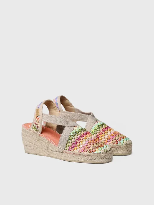 Toni Pons TERRA-NZ - Multicoloured raffia vegan espadrilles MULTICOLOR New
