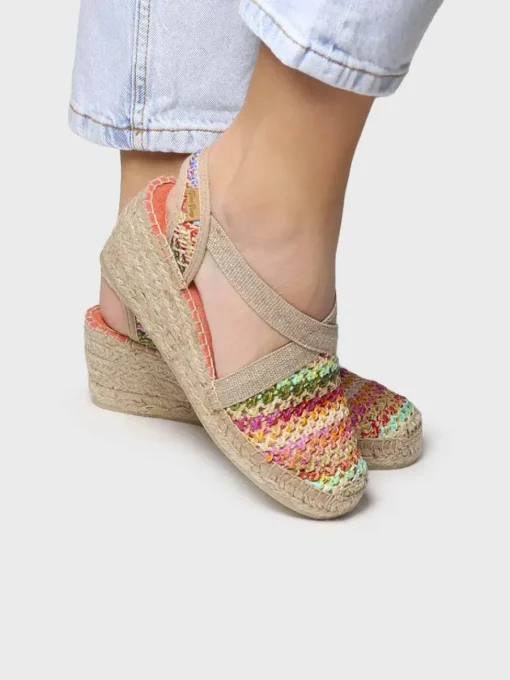 Toni Pons TERRA-NZ - Multicoloured raffia vegan espadrilles MULTICOLOR New