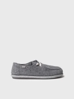 Toni Pons TIAGO-RW - Men's slippers in recycled wool GRAY Discount
