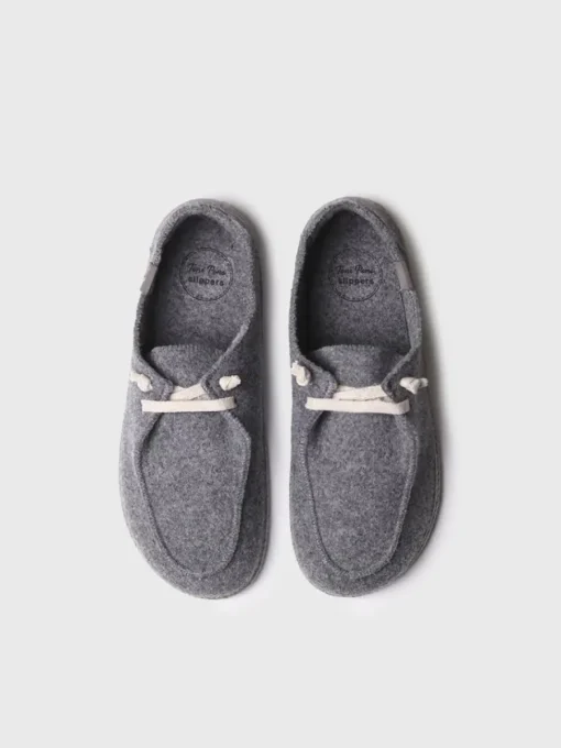 Toni Pons TIAGO-RW - Men's slippers in recycled wool GRAY Discount