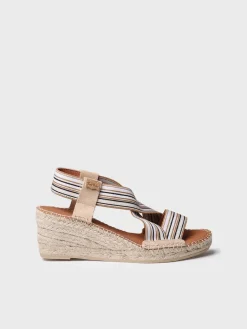 Toni Pons TINA - Women's espadrille with wedge and elastic bands BEIGE Online