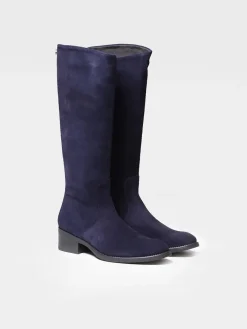 Toni Pons TIROL-SY - High boots for women in suede BLUE Best