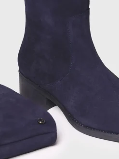 Toni Pons TIROL-SY - High boots for women in suede BLUE Best