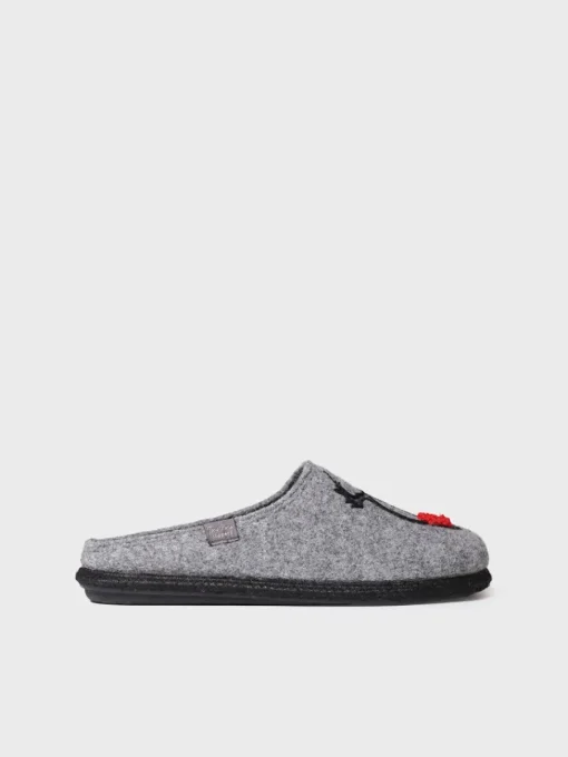 Toni Pons TOBI-DR - Men's Slippers GRAY Discount