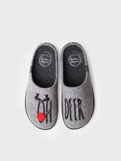 Toni Pons TOBI-DR - Men's Slippers GRAY Discount