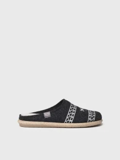 Toni Pons TOBI-EF - Men's felt slippers BLACK Sale