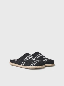 Toni Pons TOBI-EF - Men's felt slippers BLACK Sale