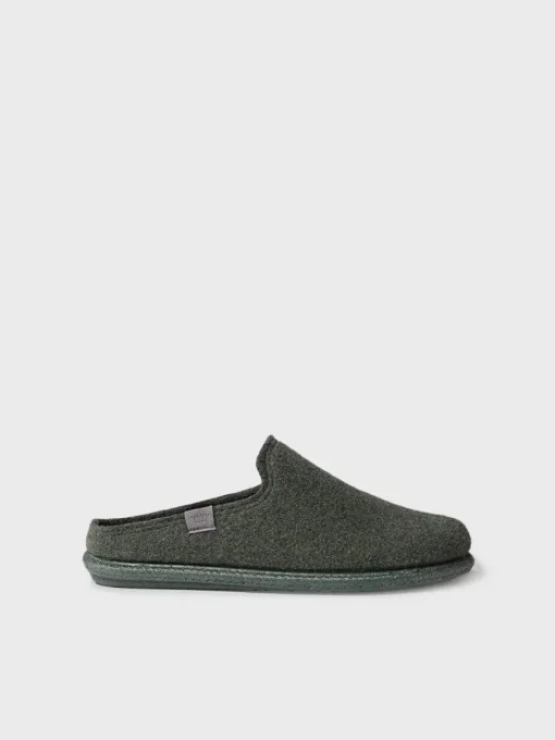 Toni Pons TOMAS-RW - Men's Slippers made from Recycled Wool GREEN Outlet