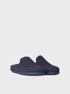 Toni Pons TOMAS-RW - Men's Slippers made from Recycled Wool BLUE Fashion