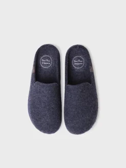 Toni Pons TOMAS-RW - Men's Slippers made from Recycled Wool BLUE Fashion