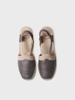 Toni Pons TRITON - Women's shiny vegan espadrilles DARK Best