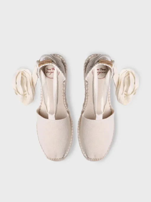 Toni Pons VALENCIA - Valencian espadrille with strings for women RAW Best