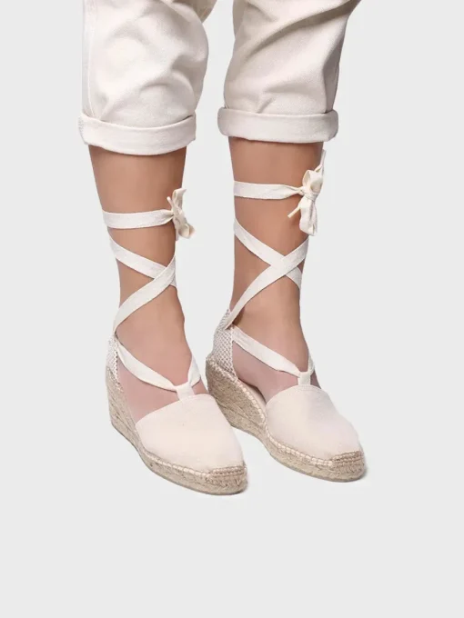 Toni Pons VALENCIA - Valencian espadrille with strings for women RAW Best