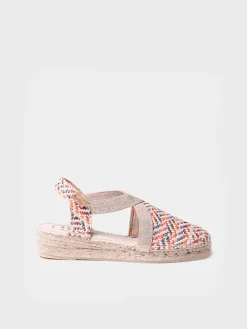 Toni Pons VERA-MS - Women's flat espadrilles in multicoloured raffia MULTICOLOR Hot