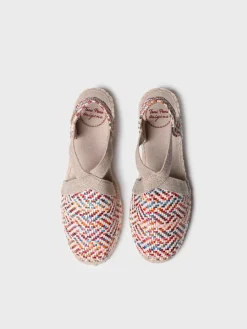 Toni Pons VERA-MS - Women's flat espadrilles in multicoloured raffia MULTICOLOR Hot