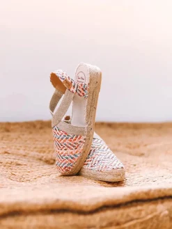 Toni Pons VERA-MS - Women's flat espadrilles in multicoloured raffia MULTICOLOR Hot
